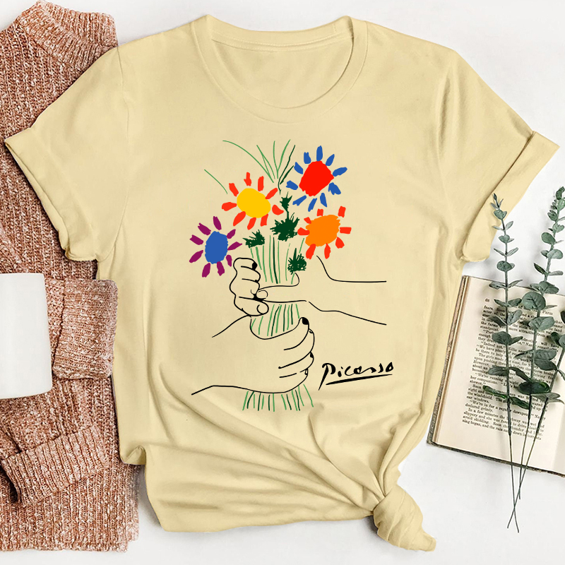A Bouquet Of Flowers Teacher T-Shirt