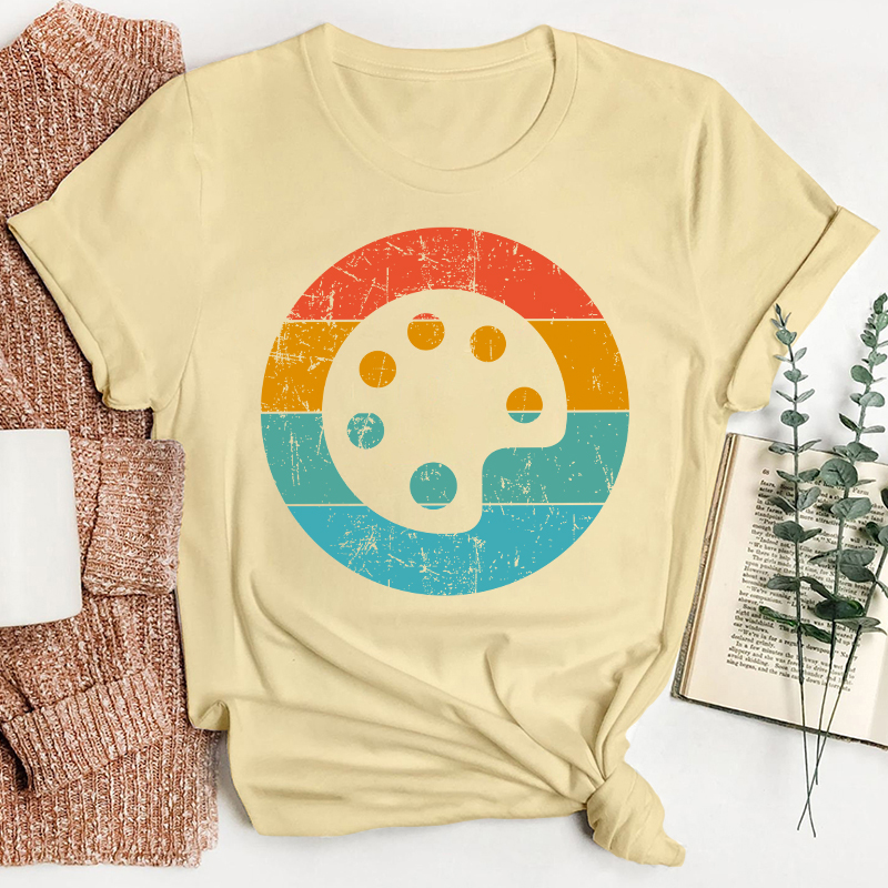 Paint Palette Art Teacher T-Shirt