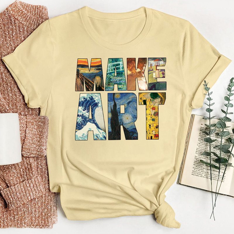 Make Art Teacher T-Shirt