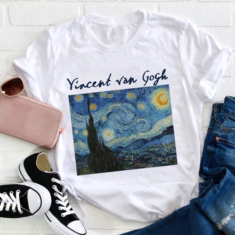 Starry Starry Night Teacher T-Shirt