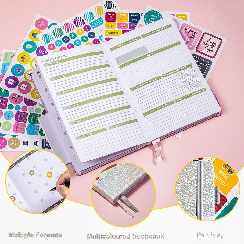 Weekly Planner Strap Notebook