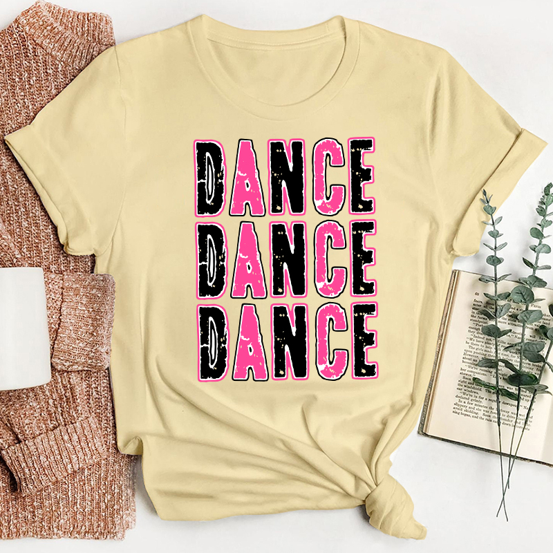 Dance Hot Pink Teacher T-Shirt