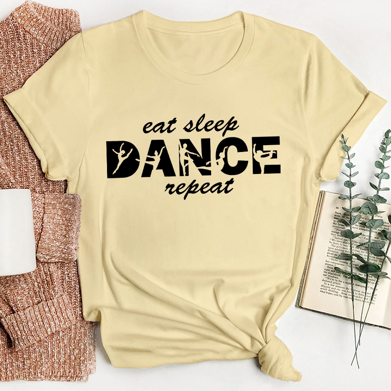 Eat Sleep Dance Repeat Teacher T-Shirt