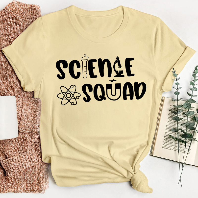 Funny Science Teacher Squad Teacher T-Shirt