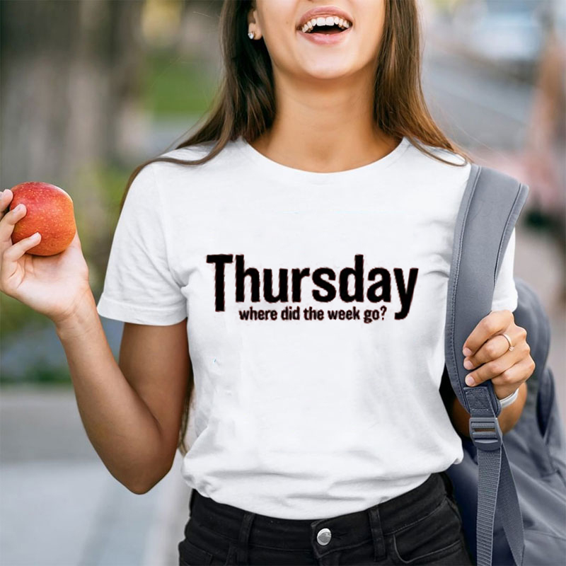 Personalized Days Of The Week Teacher T-Shirt