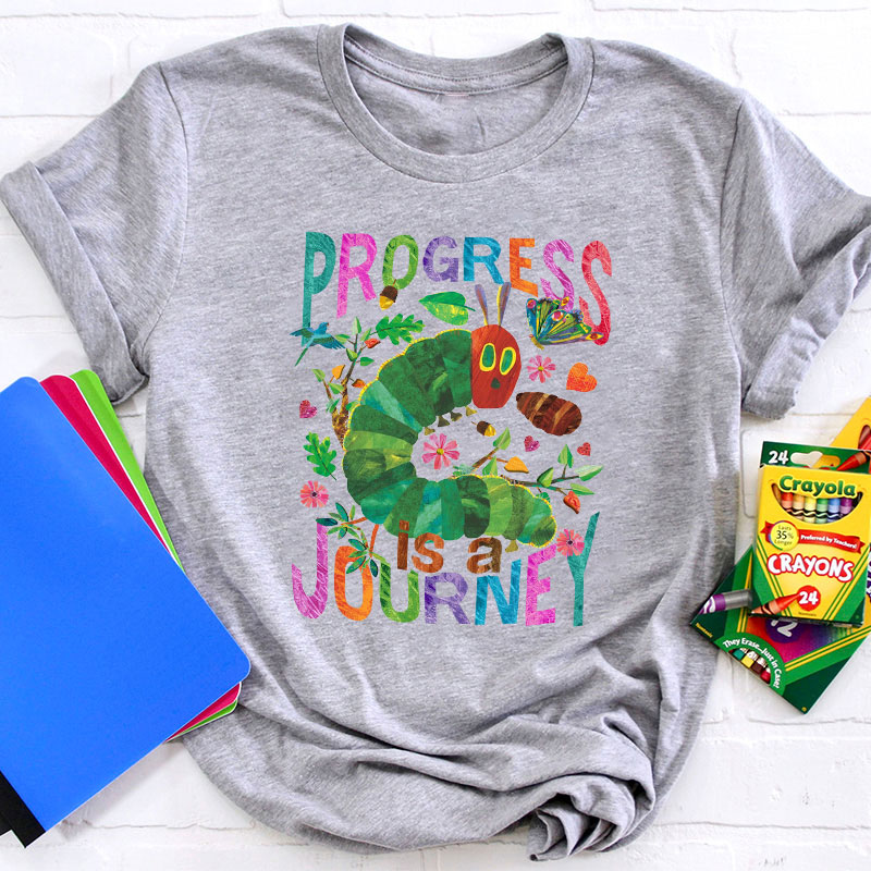 Progress Is A Journey Teacher T-Shirt