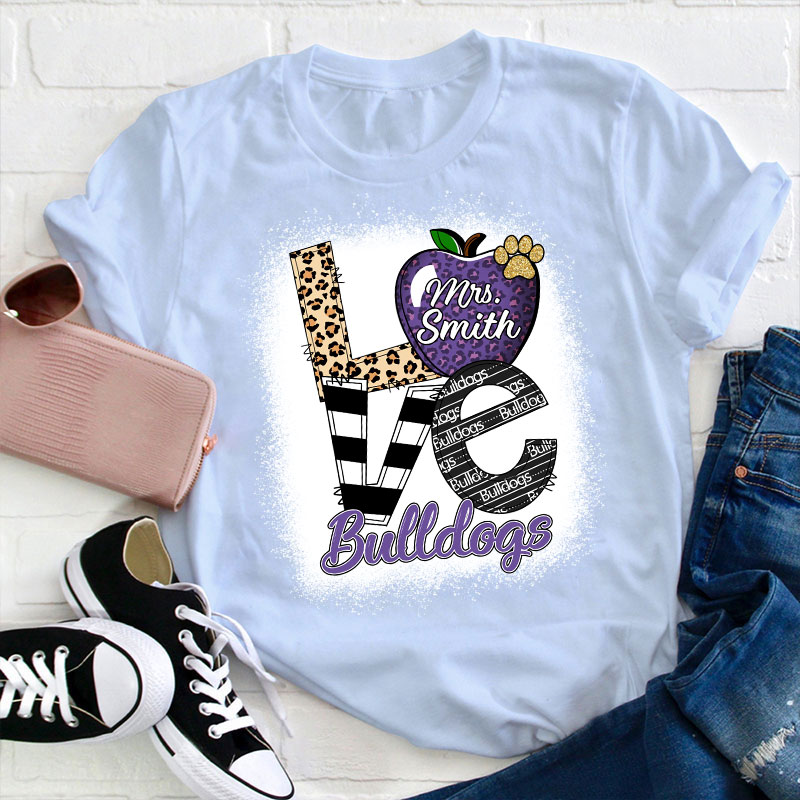 Personalized I Will Always Love Our Team Teacher T-Shirt