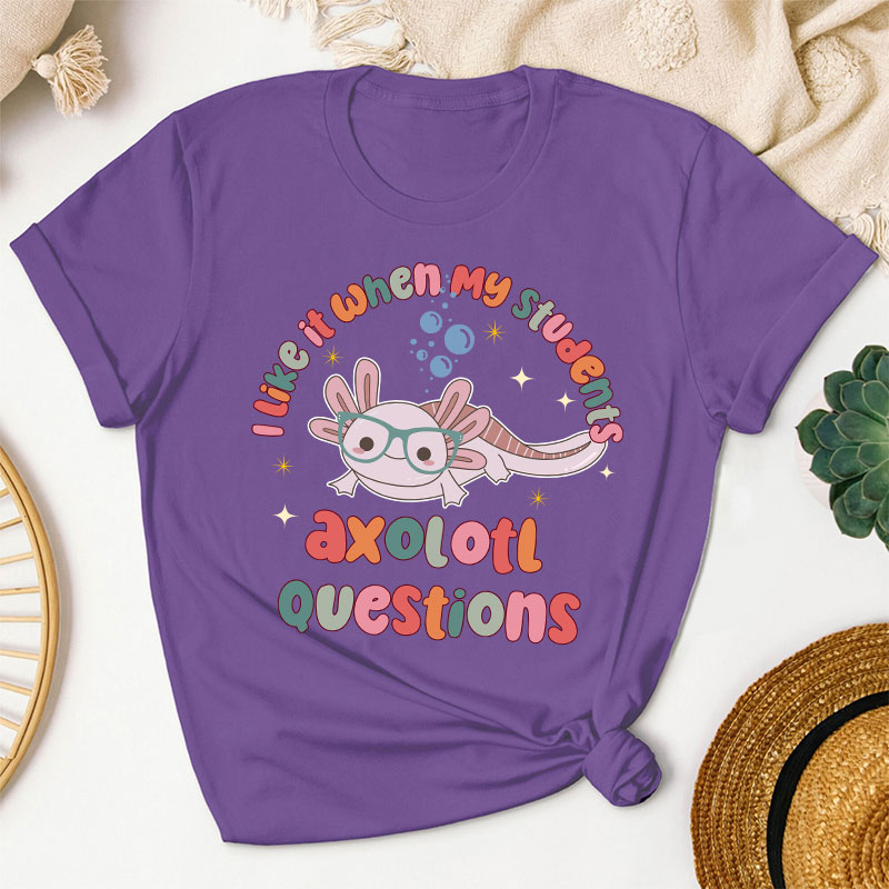 I Like It When My Students Ask Questions Teacher T-Shirt