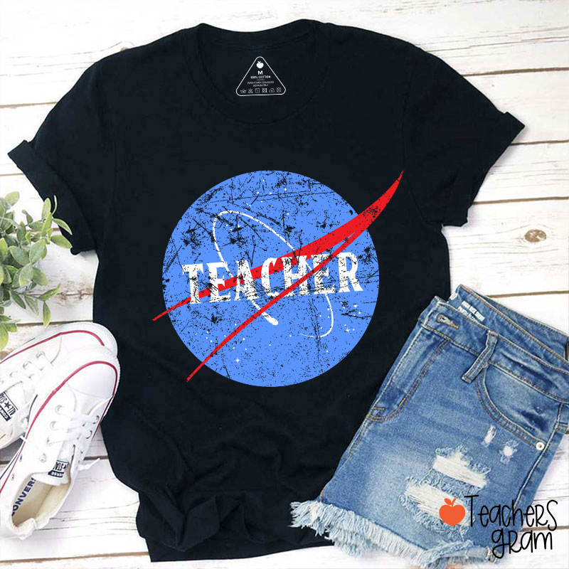 NASA Teacher Logo Teacher T-Shirt Sale-Teachersgram