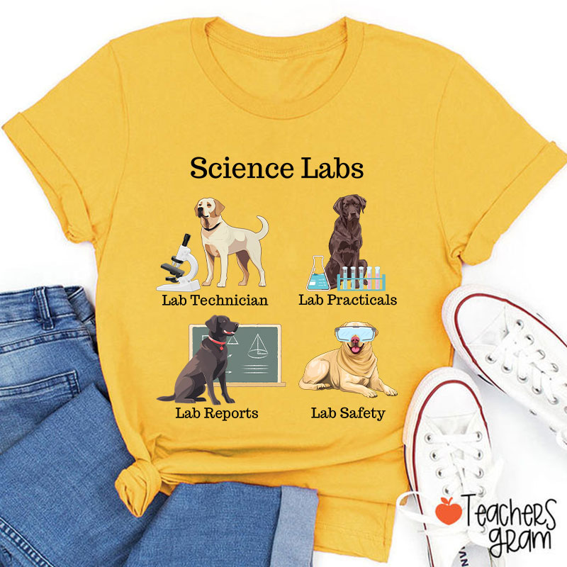 Labrador Retriever Science Lab Teacher T-Shirt