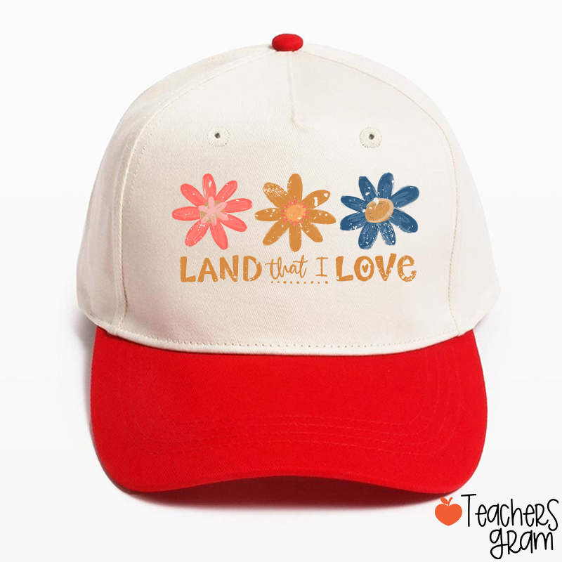 Land That I Love Teacher Baseball Cap