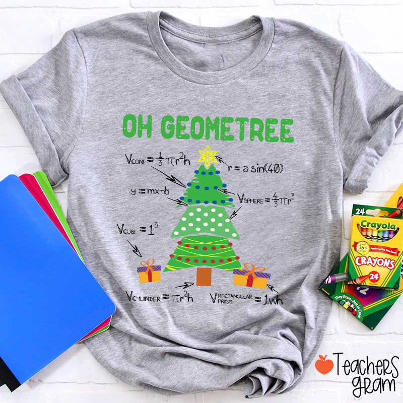Oh Geometree Christmas T-Shirt