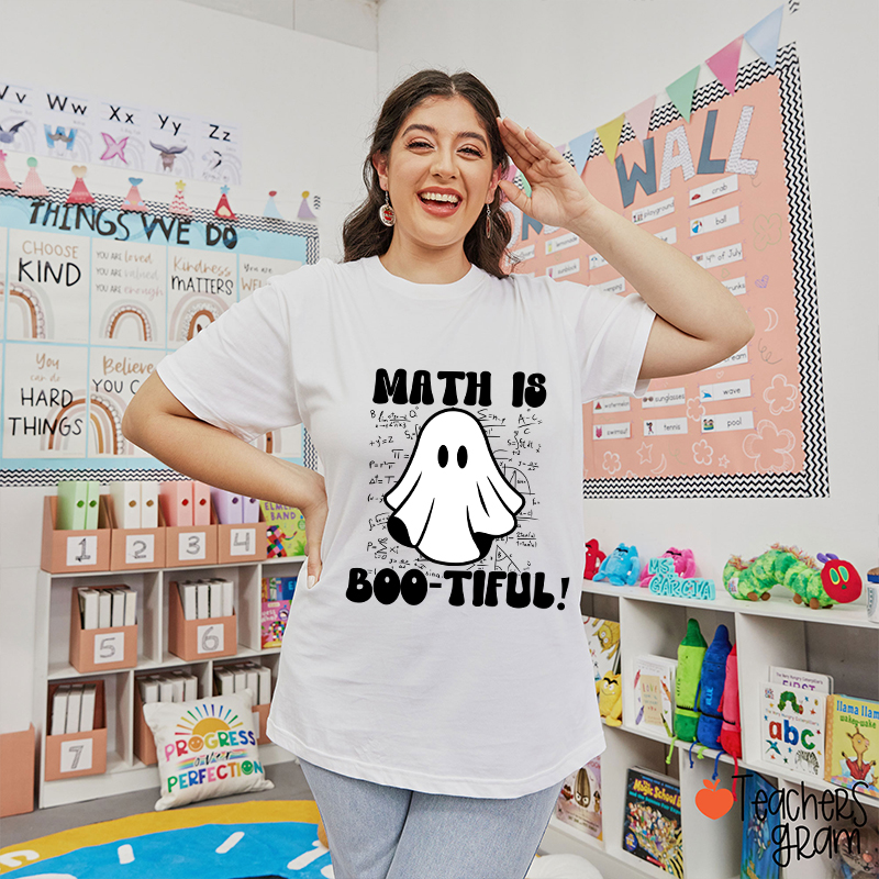 Math Is Bootiful Teacher T-Shirt