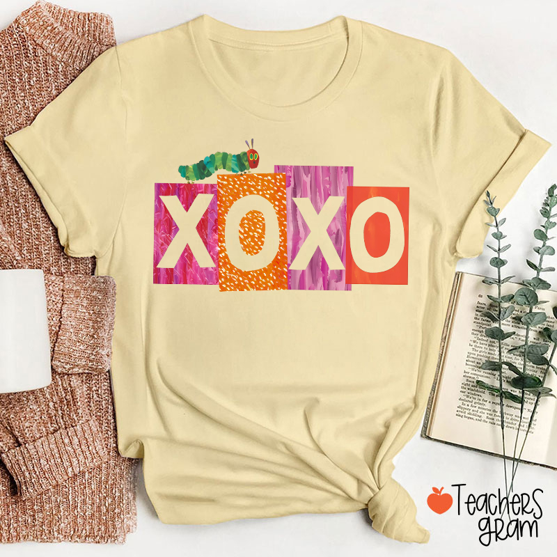 Xoxo Caterpillar Teacher T-Shirt