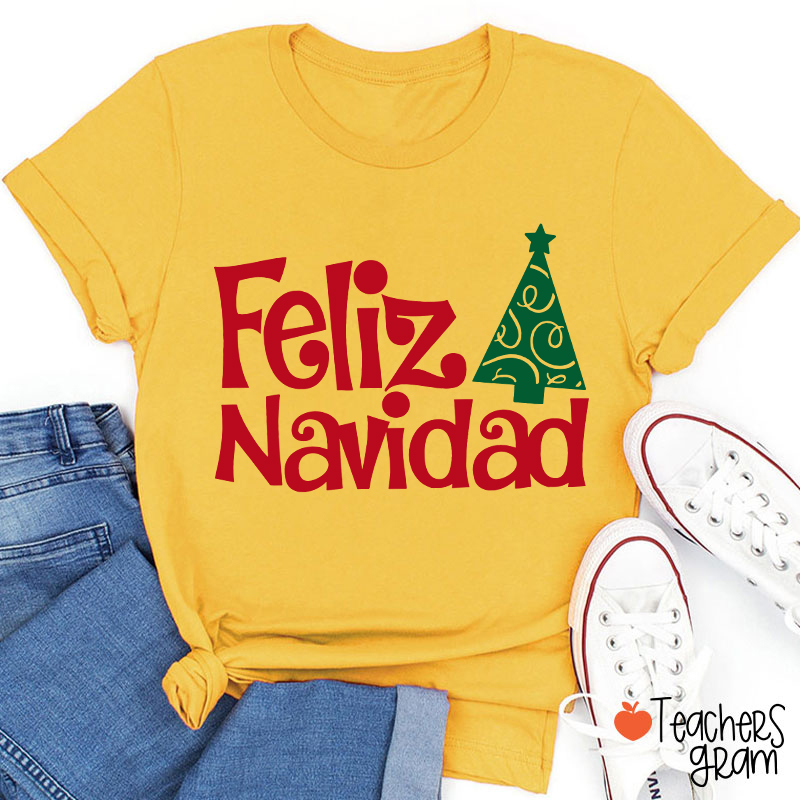 Feliz Navidad Spanish Teacher T-Shirt