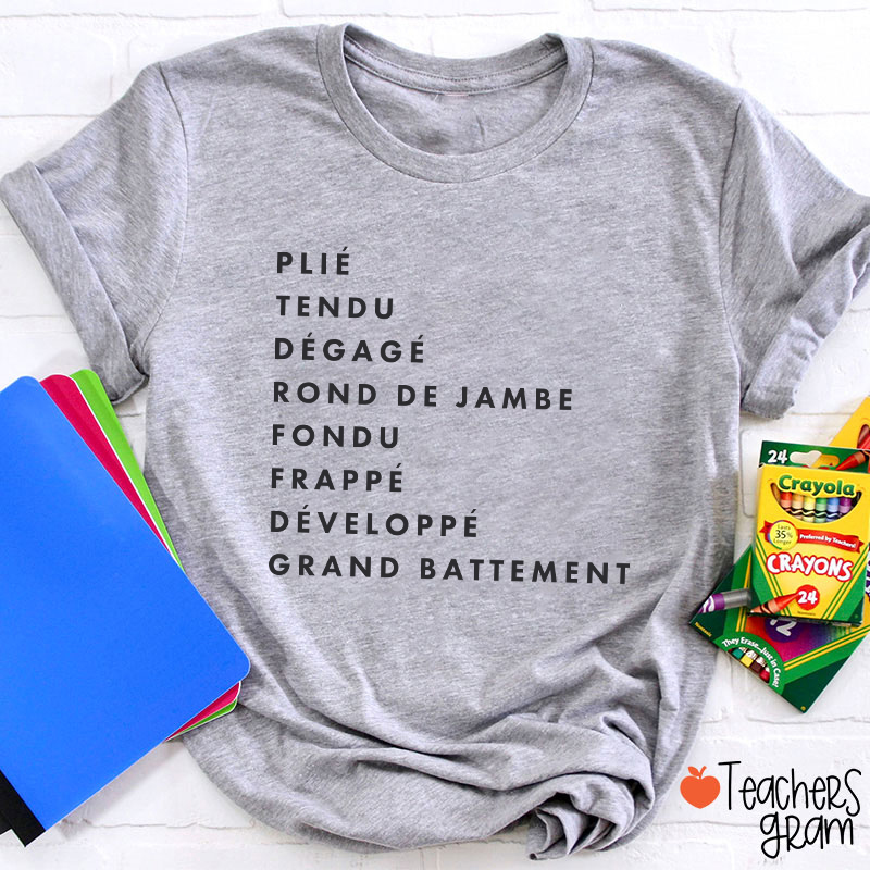 Ballet Barre Teacher T-Shirt Sale-Teachersgram