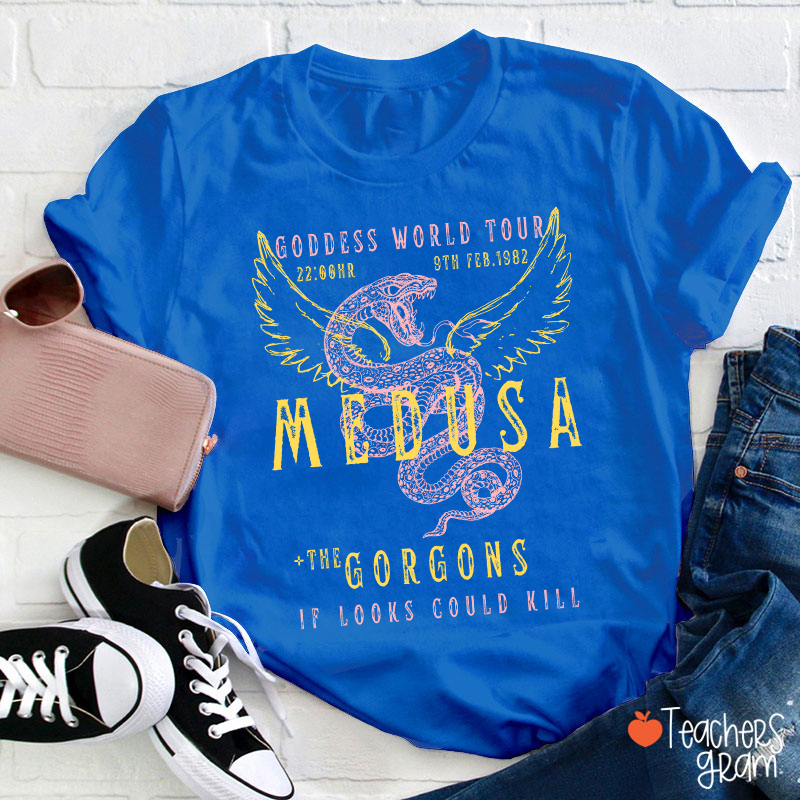 Medusa The Gorgons Teacher T-Shirt