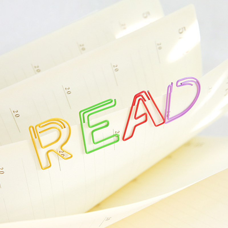 26pcs Anti-Document Alphabetical Paper Clips