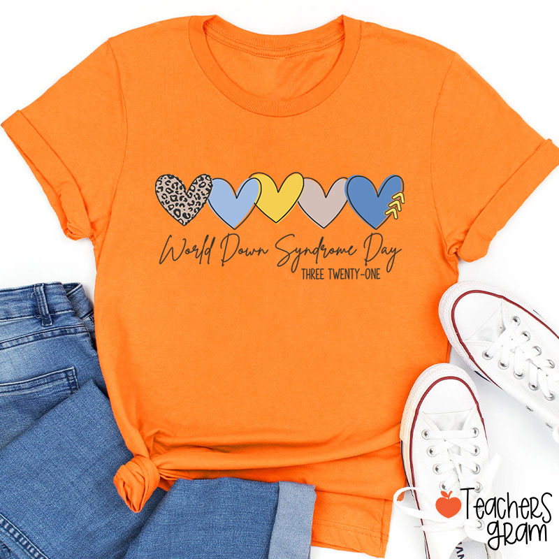 World Down Syndrome Day Teacher T-Shirt
