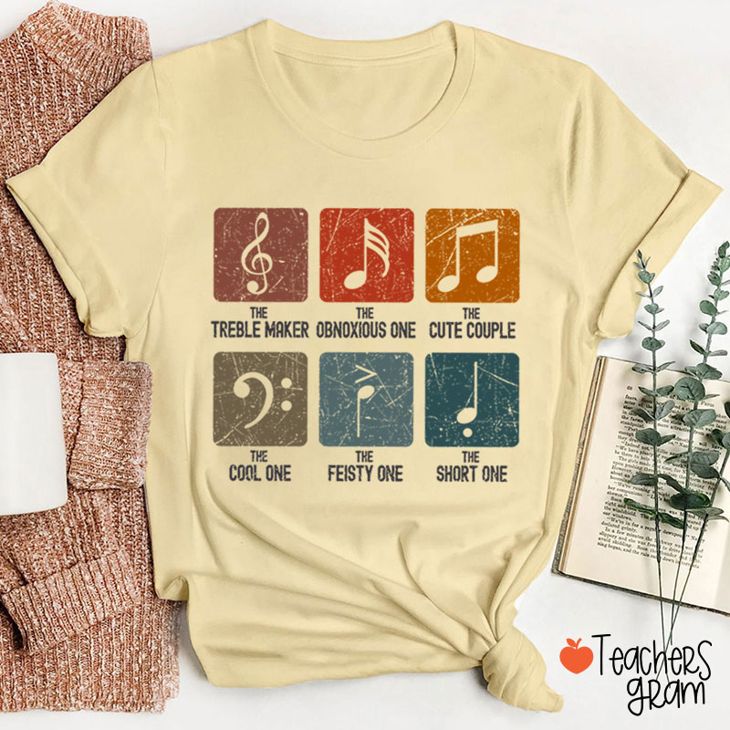 The Treble Maker The Obnoxious One Funny Music Teacher T-Shirt