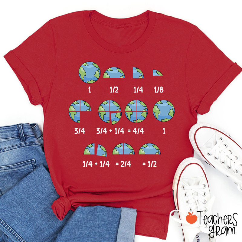 Earth Day Math Teacher T-Shirt