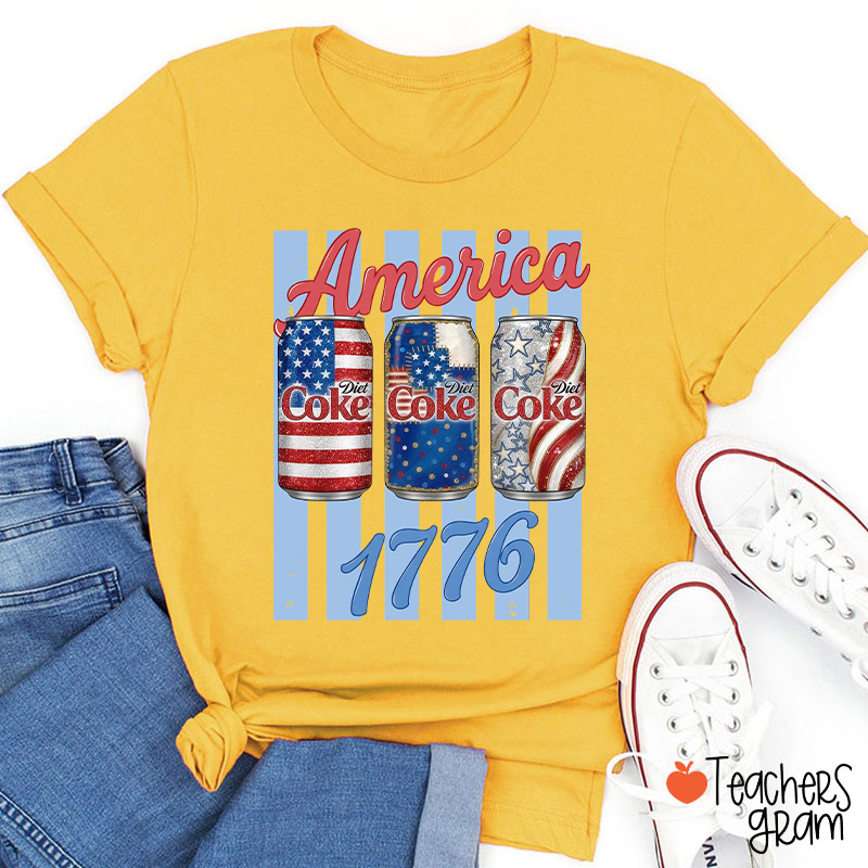 America 1776 Coke Teacher T-Shirt