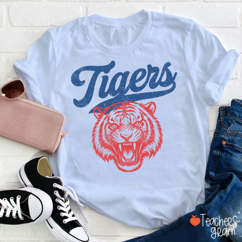 Personalized Mascot Team Name Teacher T-Shirt