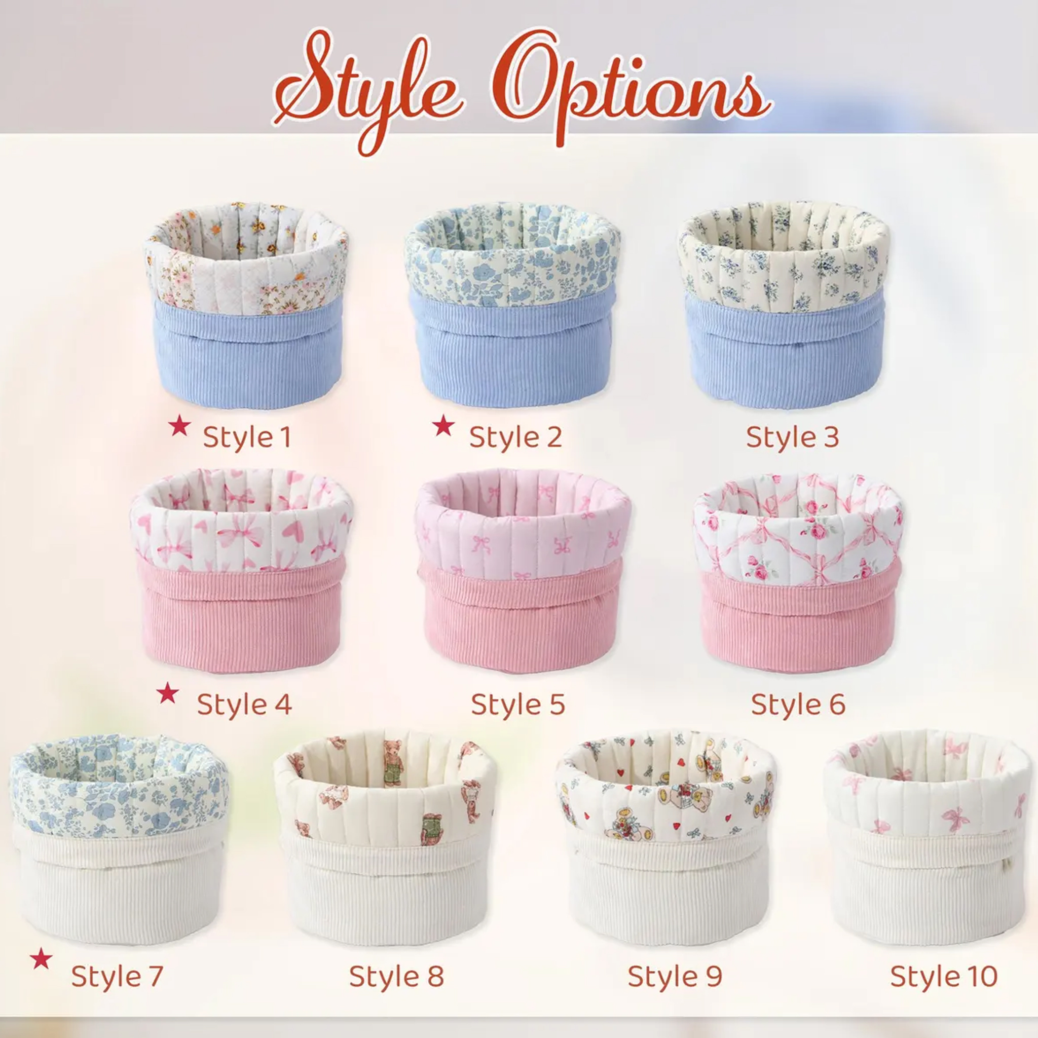 Personalized Embroidered Corduroy Cylindrical Makeup Bag