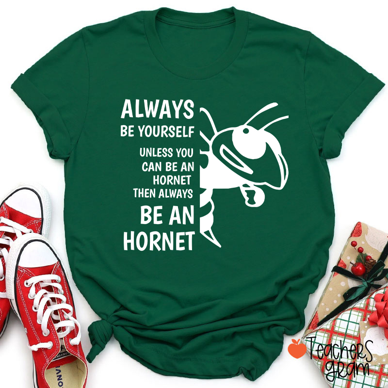 Personalized Mascot Silhouette Quote Teacher T-Shirt