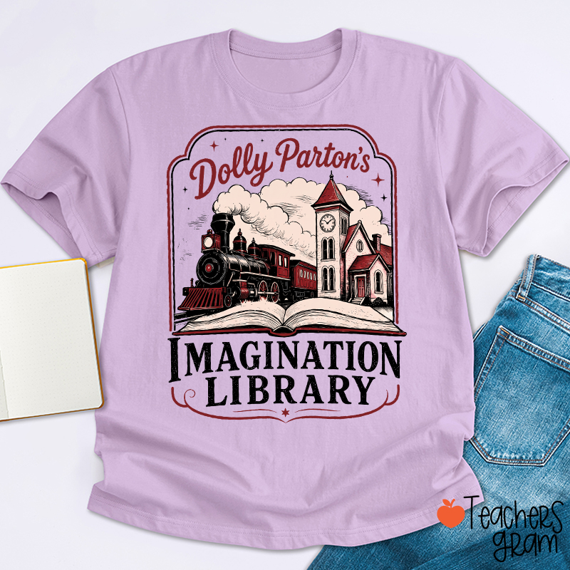 Dolly Parton's Imagination Library Teacher T‑Shirt