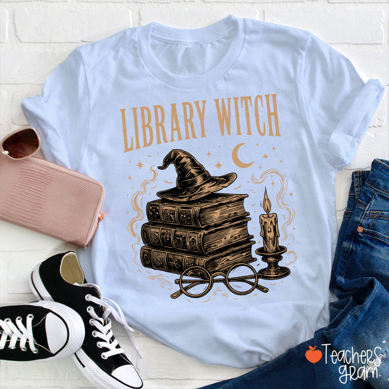 Personalized School Staff Vintage Halloween Vibes Teacher T-Shirt