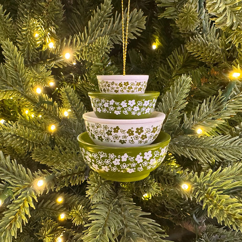 Christmas Bowl Stack Ornament