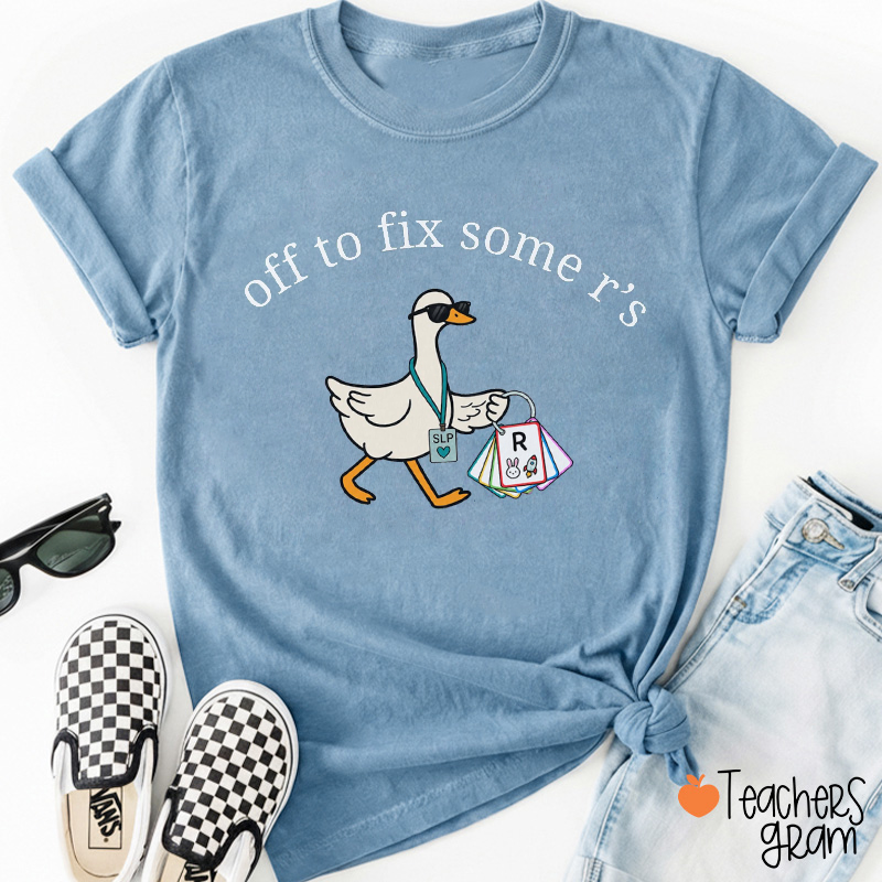 Silly Goose Speech Therapist Teacher T-Shirt