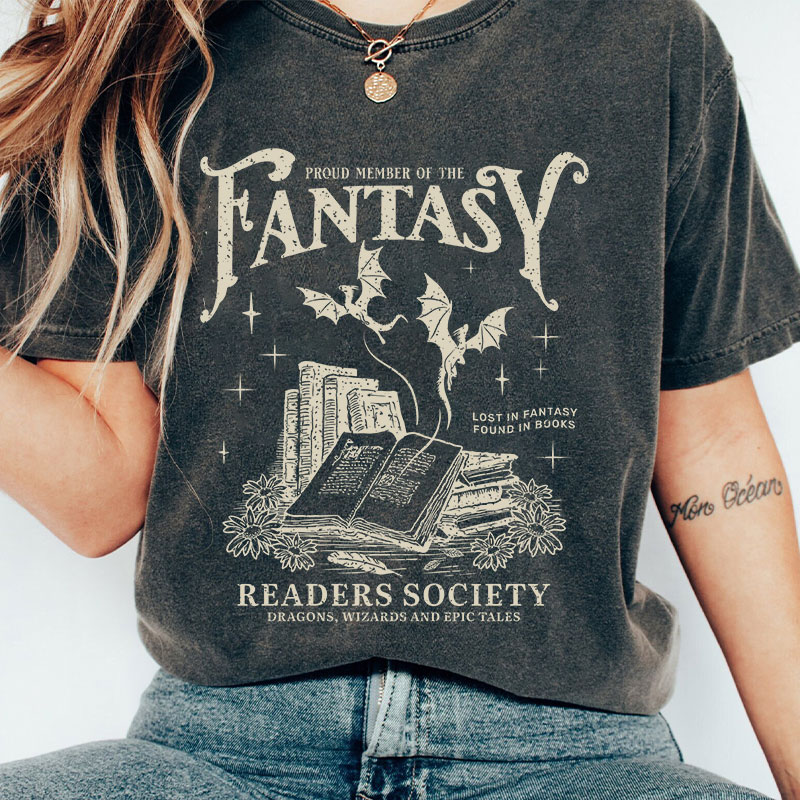 Proud Member Of The Fantasy Teacher Washed T-Shirt