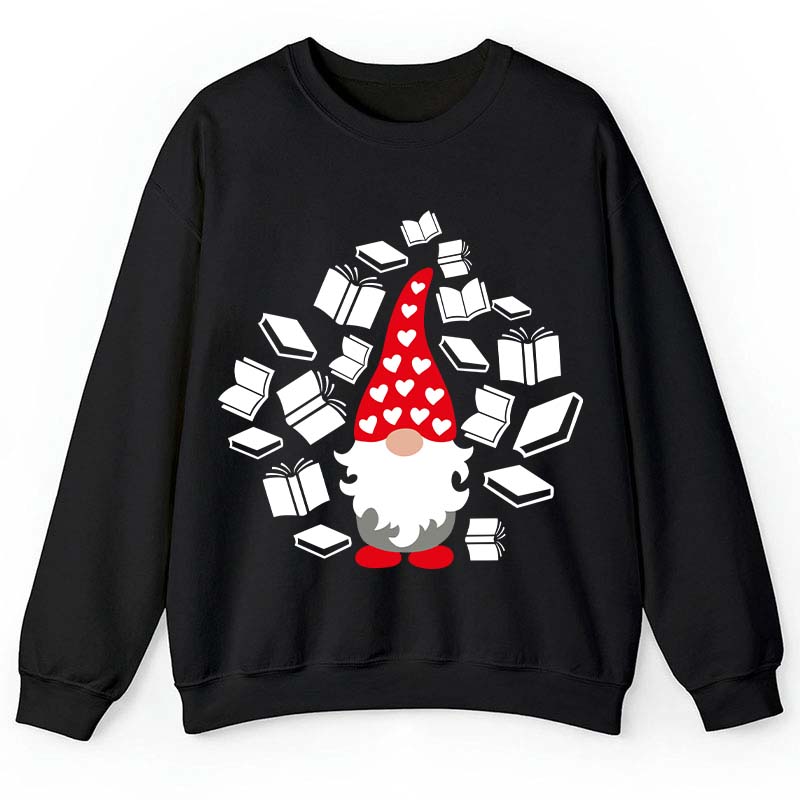 A Bookholic Gnomes Teacher Sweatshirt