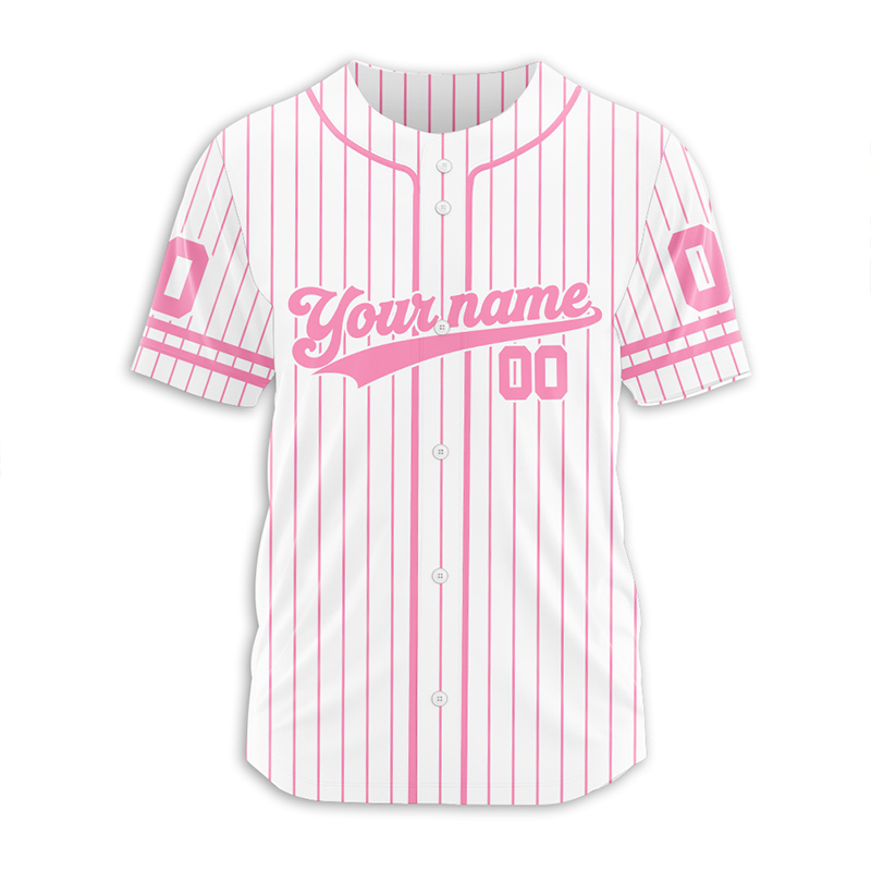 Personalized Name And Number Stripes Teacher Baseball Jersey