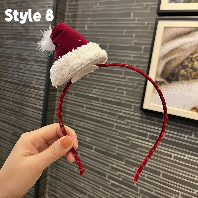 Christmas Hat Teacher Hair Clips