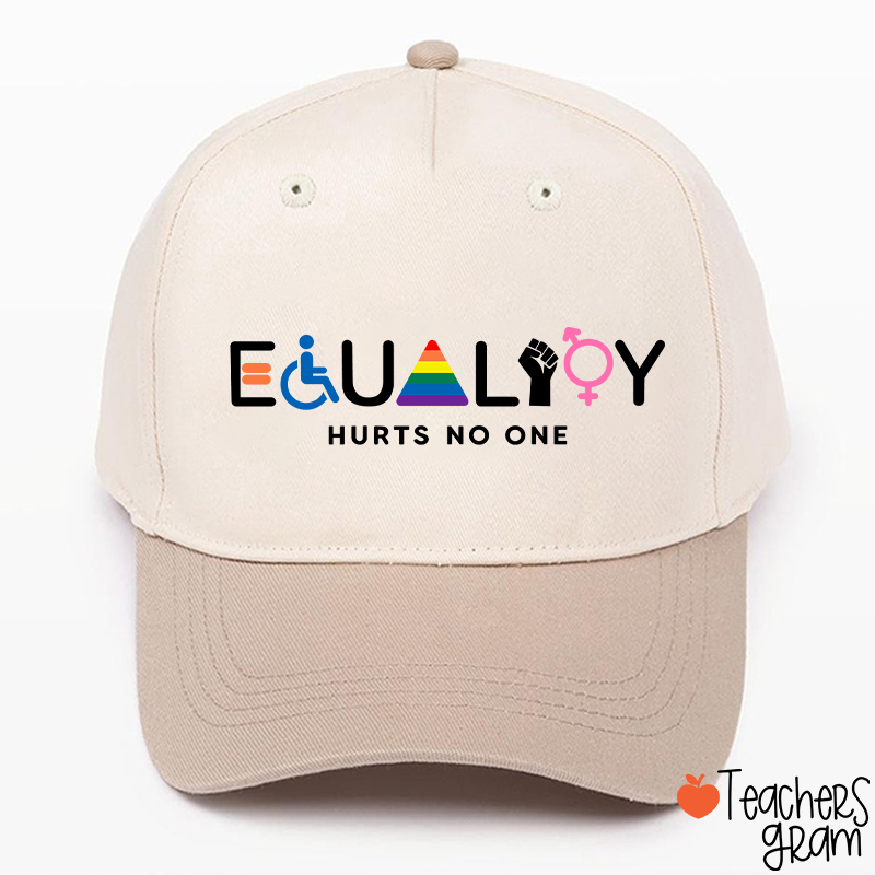 Equality Hurts No One Teacher Baseball Cap