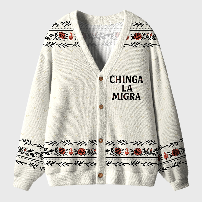 La Resistencia Teacher Ugly Cardigan Sweaters