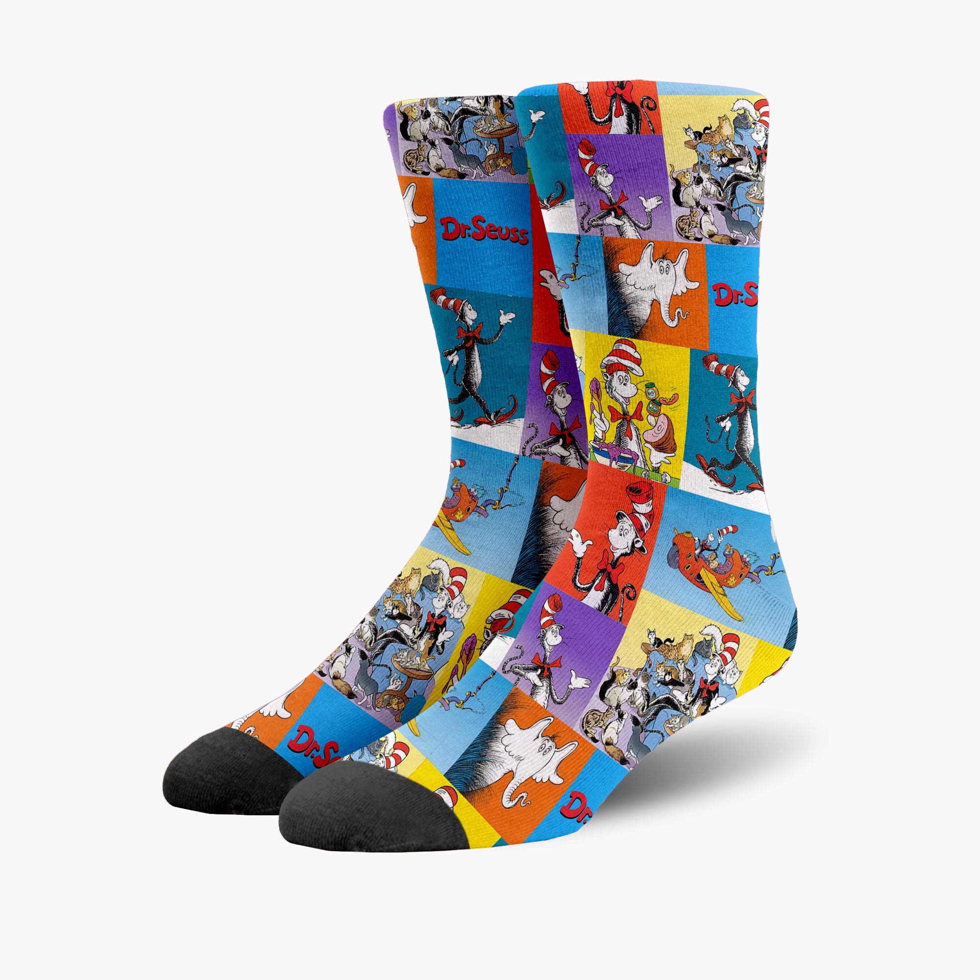 The Cat's Daily Routine Teacher Socks