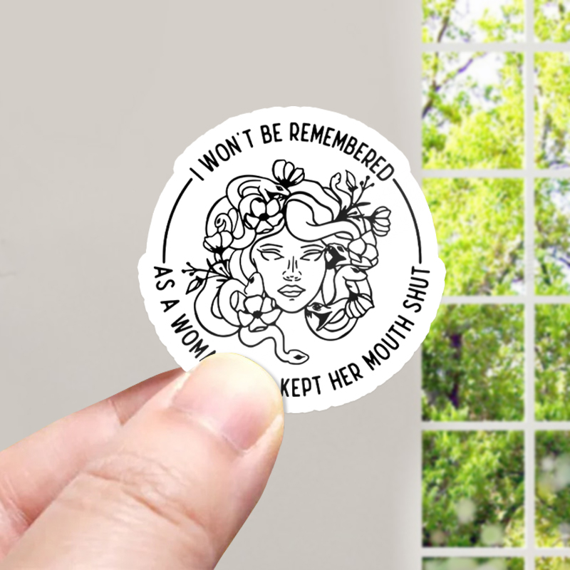 I Won't Be Remembered Teacher Stickers