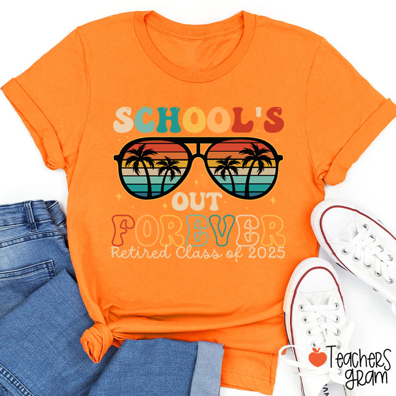 Personalized Bruh School's Out Forever Teacher T-Shirt