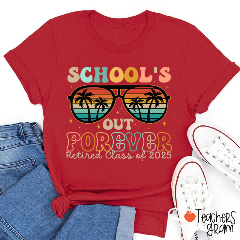 Personalized Bruh School's Out Forever Teacher T-Shirt