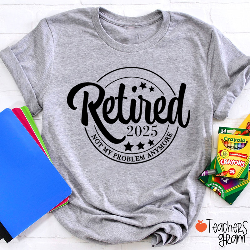 Personalized Year Retirement Gift Teacher T-Shirt