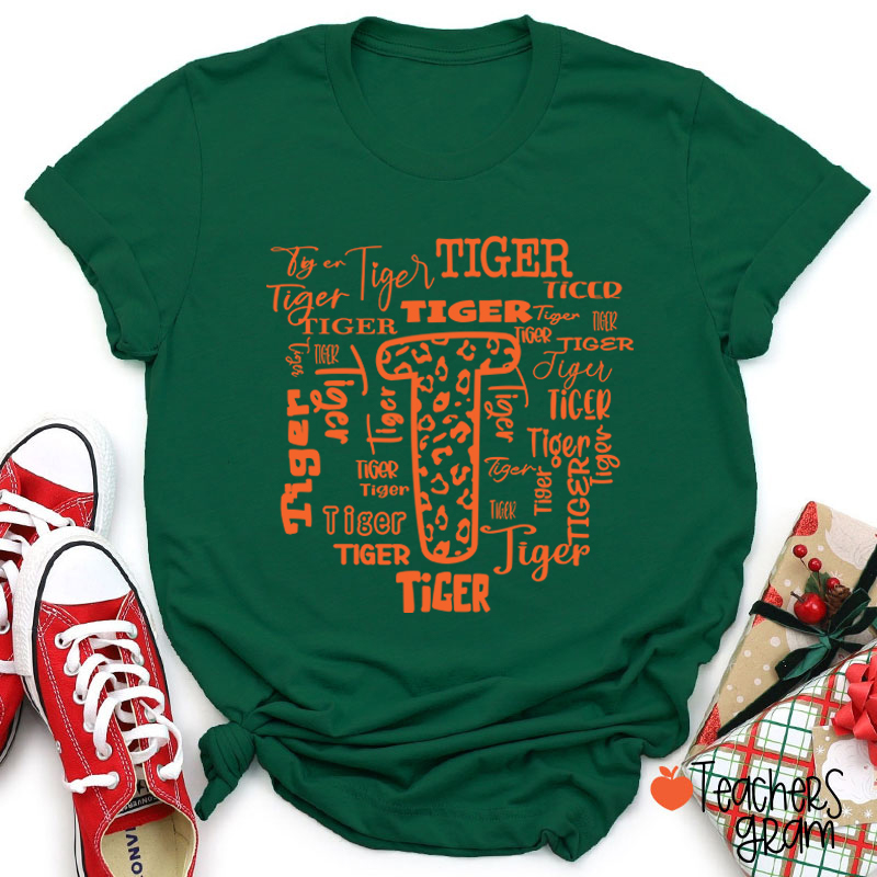 Personalized School Mascot Game Day Teacher T-Shirt