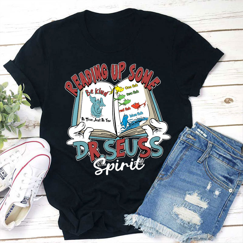 Reading Up Some Spirit Teacher T-Shirt