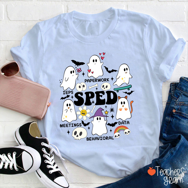 Special Education Halloween SPED Teacher T-Shirt