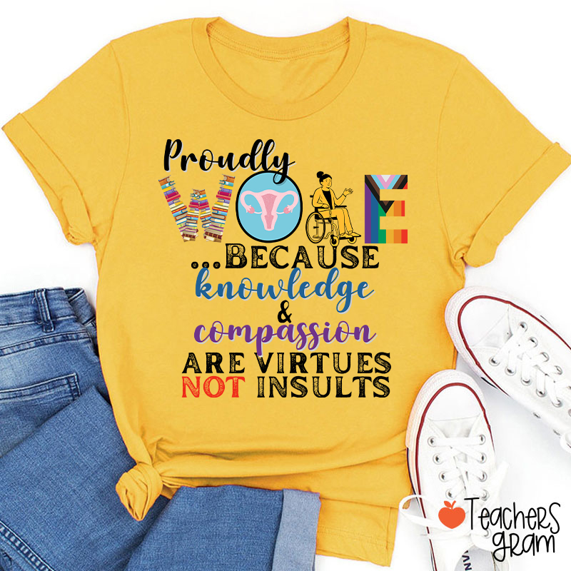 Proudly Woke Teacher T-Shirt