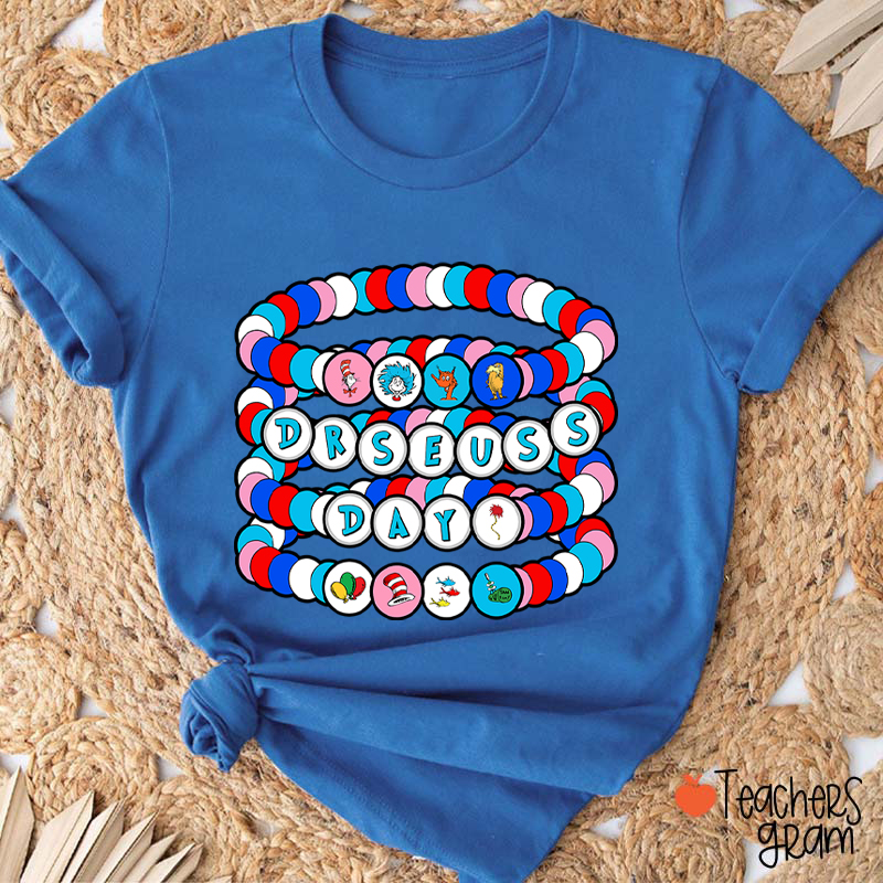 Reading Day Beads Teacher T-Shirt