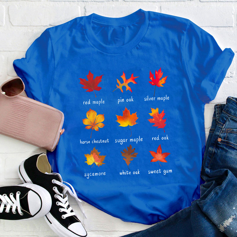 Meet The Leaves With Me Teacher T-Shirt